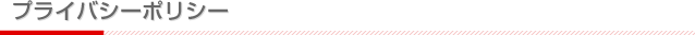 プライバシーポリシー