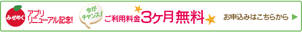 ３か月無料